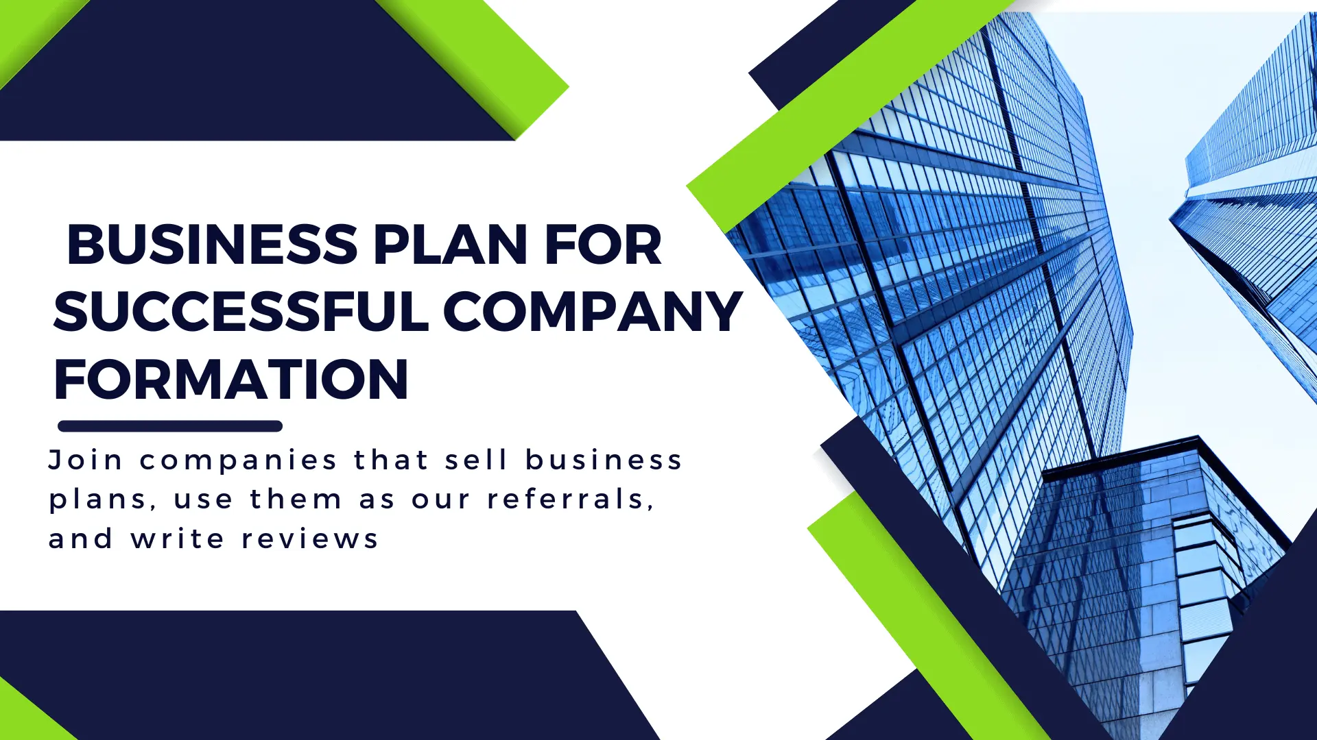 Business Plan For Successful Company Formation